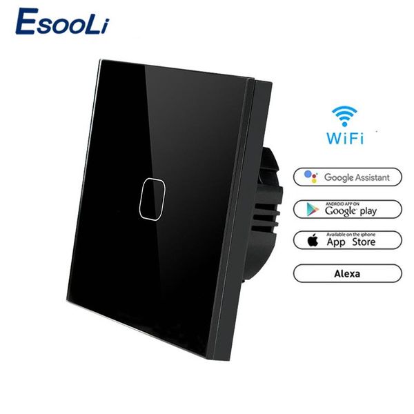 smart home control esooli ewelink wifi touch switch app wireless remote light wall crystal glass panel works with alexa / google
smart home control esooli ewelink wifi touch switch app wireless remote light wall crystal glass panel works with alexa / google