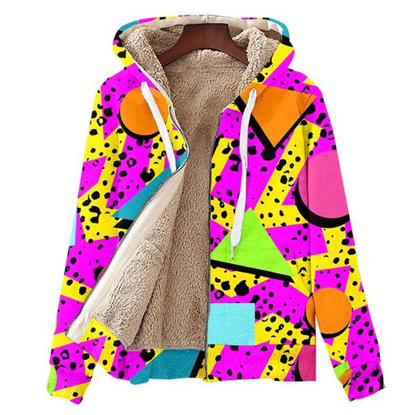 men's hoodies & sweatshirts winter thermal oversized fleece jacket hoodie with zipper women's 3d printed colorful geometric haraju, Black
men's hoodies & sweatshirts winter thermal oversized fleece jacket hoodie with zipper women's 3d printed colorful geometric haraju, Black