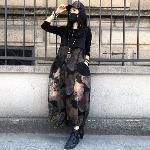 women's jeans -xl style women high waist jumpsuit casual quality cool printed overalls, Blue
women's jeans -xl style women high waist jumpsuit casual quality cool printed overalls, Blue