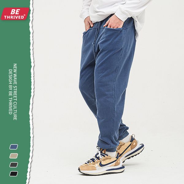 be men's wear | 2021 autumn new style old front panel stitched pocket leggings american high street fashion brand, Black
be men's wear | 2021 autumn new style old front panel stitched pocket leggings american high street fashion brand, Black