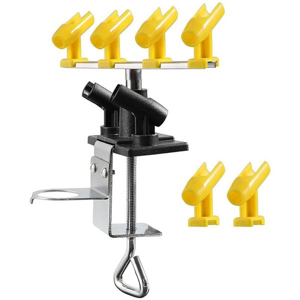 nail art kits airbrush holder clamp-on style air brush station stand kit 360° rotate holds up to 6
nail art kits airbrush holder clamp-on style air brush station stand kit 360° rotate holds up to 6