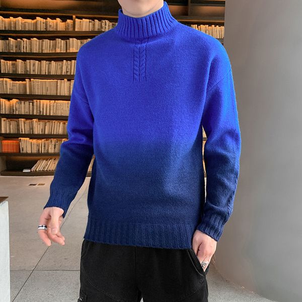 2021 new winter slim turtleneck sweater men's warmth fashion retro casual knitted pullover men korean knitting sweaters mens clothes iv, White;black
2021 new winter slim turtleneck sweater men's warmth fashion retro casual knitted pullover men korean knitting sweaters mens clothes iv, White;black