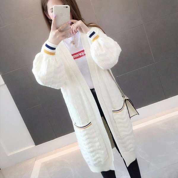 women's knits & tees women solid color cardigans long sleeve loose mid length knitwear casual knitted sweater cardigan female pocket op, White
women's knits & tees women solid color cardigans long sleeve loose mid length knitwear casual knitted sweater cardigan female pocket op, White
