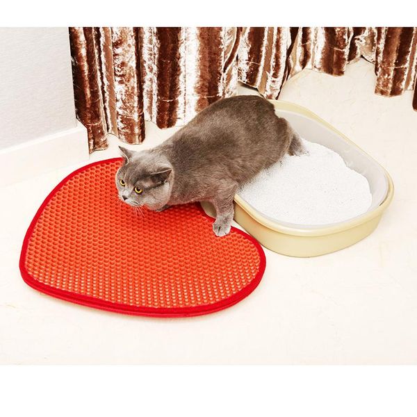 cat beds & furniture heart shape waterproof double layer pet litter mat trapping clean pad products for cats accessories
cat beds & furniture heart shape waterproof double layer pet litter mat trapping clean pad products for cats accessories