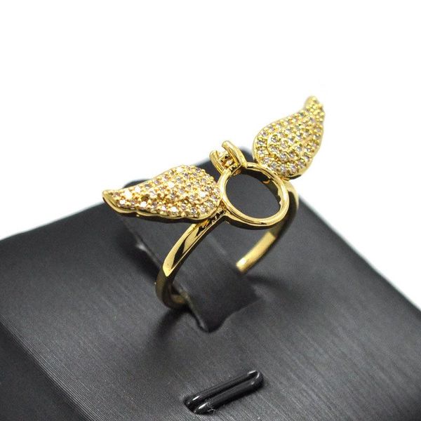 cluster rings zoziri jewelry women's winged feather zircon angle ring, Golden;silver
cluster rings zoziri jewelry women's winged feather zircon angle ring, Golden;silver