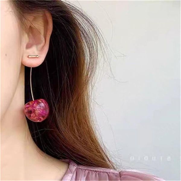 dangle & chandelier 1 pair contracted sweet cherry modelling long earrings fashion geometric fine drop festival anniversiral woman gift, Silver
dangle & chandelier 1 pair contracted sweet cherry modelling long earrings fashion geometric fine drop festival anniversiral woman gift, Silver
