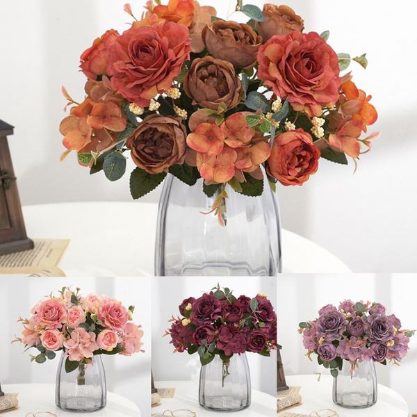 decorative flowers & wreaths elegant artificial silk hydrangea peony bouquets home party wedding decoration beautiful fake bridal bouquet
decorative flowers & wreaths elegant artificial silk hydrangea peony bouquets home party wedding decoration beautiful fake bridal bouquet