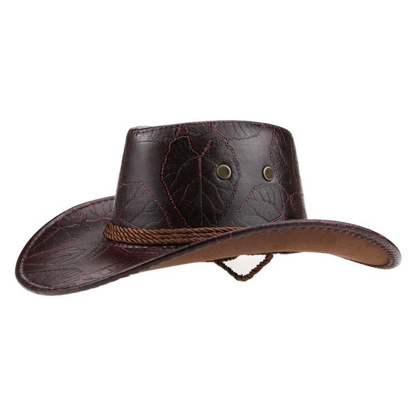 cloches sale cowboy hat men/women horse riding sun leather outdoor wide brim cap travel performance western hats visor, Blue;gray
cloches sale cowboy hat men/women horse riding sun leather outdoor wide brim cap travel performance western hats visor, Blue;gray