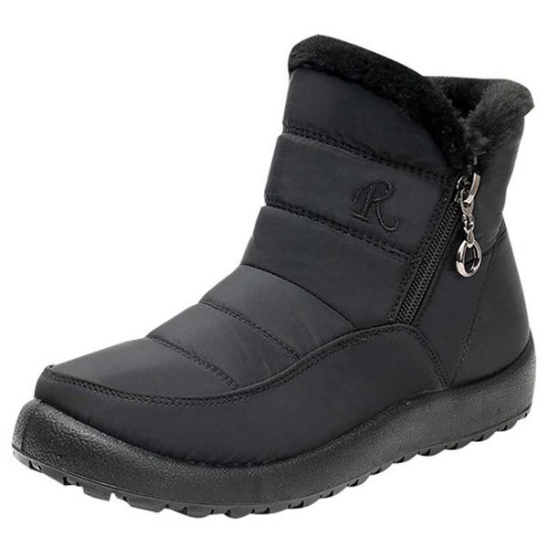 boots winter women's plush furry female shoes waterproof ankle snow for women short zipper large size, Black
boots winter women's plush furry female shoes waterproof ankle snow for women short zipper large size, Black