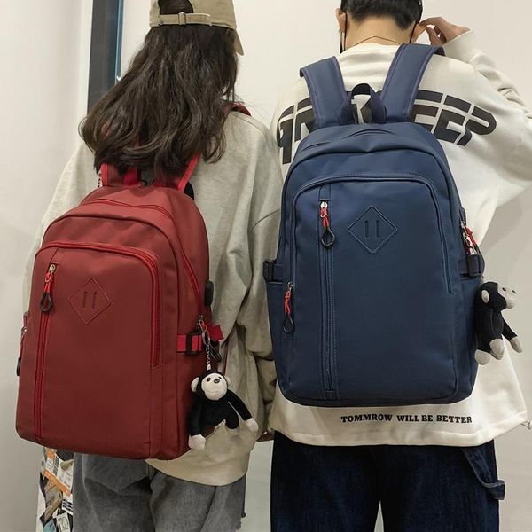 backpack red wine cute women fashion waterproof nylon school bag college lady black kawaii backpacks men travel book bags 908
backpack red wine cute women fashion waterproof nylon school bag college lady black kawaii backpacks men travel book bags 908