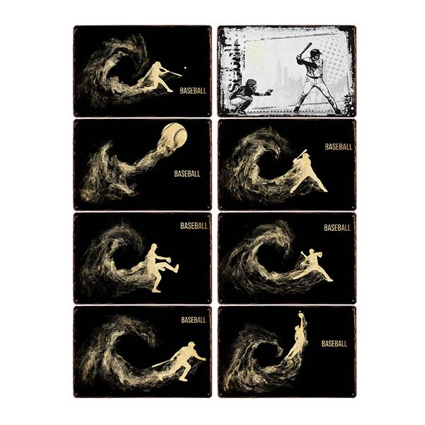 abstract silhouette of baseball vintage metal signs soft ball plaques signs plates retro home decor 20x30cm
abstract silhouette of baseball vintage metal signs soft ball plaques signs plates retro home decor 20x30cm