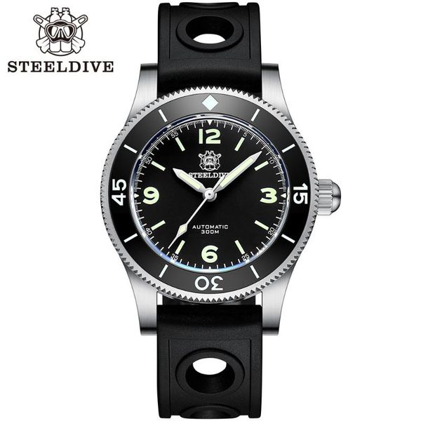 wristwatches sd1952 steeldive men's diving watch sapphire glass japan nh35 ceramic bezel super luminous 300m 41mm dial waterproof wrist, Slivery;brown
wristwatches sd1952 steeldive men's diving watch sapphire glass japan nh35 ceramic bezel super luminous 300m 41mm dial waterproof wrist, Slivery;brown