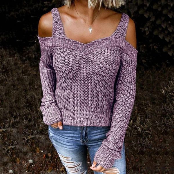 women's sweaters autumn sling strapless sweater fashion one way collar solid color casual ladies long sleeved 2021, White;black
women's sweaters autumn sling strapless sweater fashion one way collar solid color casual ladies long sleeved 2021, White;black