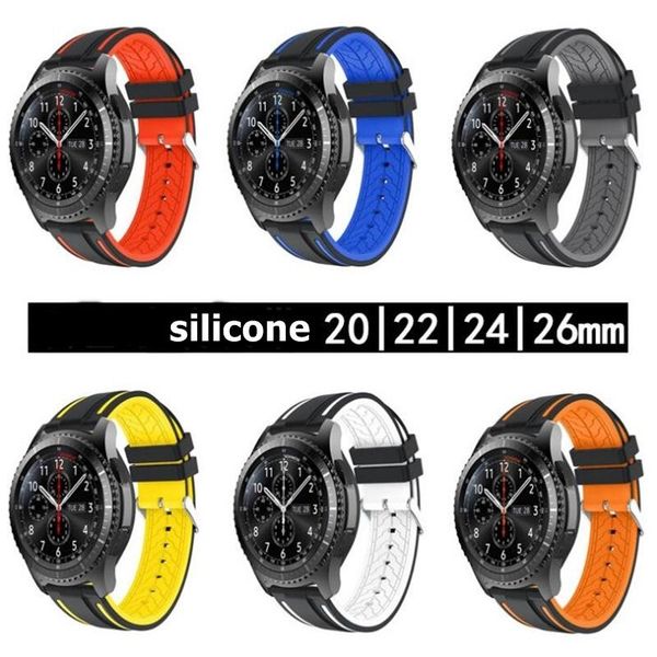 watch bands soft silicone sport watchband 22mm 24mm 26mm rubber diving waterproof men replacement bracelet band strap, Black;brown
watch bands soft silicone sport watchband 22mm 24mm 26mm rubber diving waterproof men replacement bracelet band strap, Black;brown