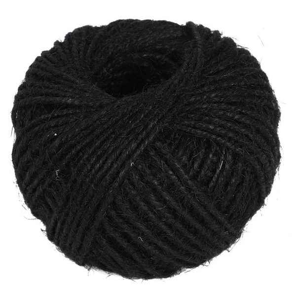 50m string jute rope for crafts scrapbooking gardening - black, Black;white
50m string jute rope for crafts scrapbooking gardening - black, Black;white
