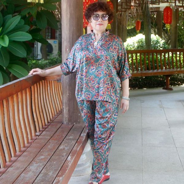 women's two piece pants 5xl 6xl 7xl plus size 2 sets women elegant casual loose print and long summer vintage outfits for set h64, White
women's two piece pants 5xl 6xl 7xl plus size 2 sets women elegant casual loose print and long summer vintage outfits for set h64, White
