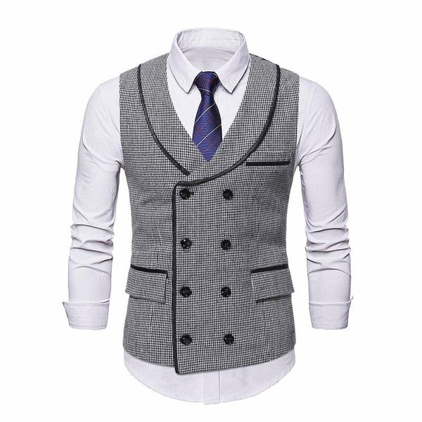 men's vests men suit vest jacket sleeveless swallow gird pattern vintage fashion autumn wedding waistcoat casual chaleco traje hombre, Black;white
men's vests men suit vest jacket sleeveless swallow gird pattern vintage fashion autumn wedding waistcoat casual chaleco traje hombre, Black;white