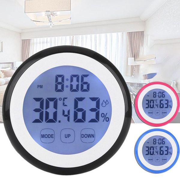 au -wall digital temperature clock household contact screen multifunctional children's backlit indoor wall clock
au -wall digital temperature clock household contact screen multifunctional children's backlit indoor wall clock