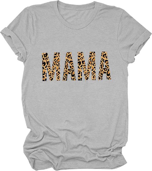 women's t-shirt leopard letter print t-shirts women loose aesthetic short sleeve mama graphic tees 2021 summer harajuku streetwear a40, White
women's t-shirt leopard letter print t-shirts women loose aesthetic short sleeve mama graphic tees 2021 summer harajuku streetwear a40, White