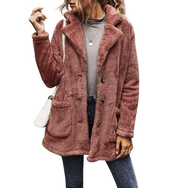 female coat solid color turn-down collar long sleeve surcoat jacket women female clothes s/m//xl, Black;brown
female coat solid color turn-down collar long sleeve surcoat jacket women female clothes s/m//xl, Black;brown