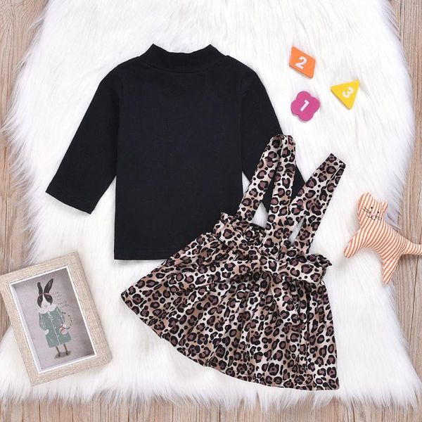 skirts 2pcs toddler baby kids girls leopard print suspender skirt long sleeve o-neck black shirt outfits girl clothes, Blue
skirts 2pcs toddler baby kids girls leopard print suspender skirt long sleeve o-neck black shirt outfits girl clothes, Blue