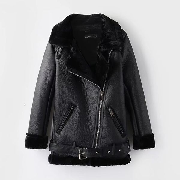 2021 new winter sheep coats inner faux pujackets female thicken warm slim overcoats women leather fake fur outwear x82x, Black
2021 new winter sheep coats inner faux pujackets female thicken warm slim overcoats women leather fake fur outwear x82x, Black