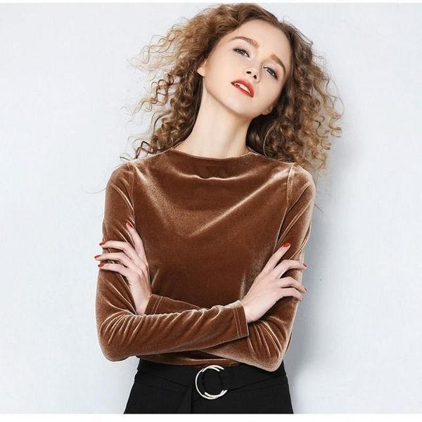 spring long sleeve loose early autumn t-shirt women gold velvet short paragraph bottoming shirt new fashion top, White
spring long sleeve loose early autumn t-shirt women gold velvet short paragraph bottoming shirt new fashion top, White