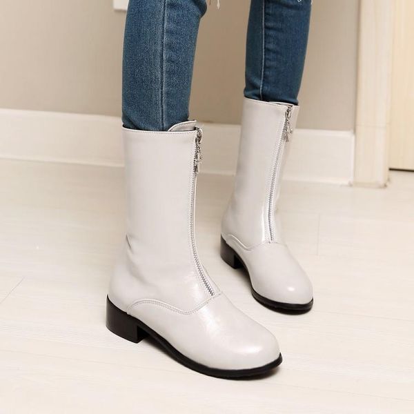 boots oversized -5 women shoes ankle for ladies front zipper leather cover, Black
boots oversized -5 women shoes ankle for ladies front zipper leather cover, Black