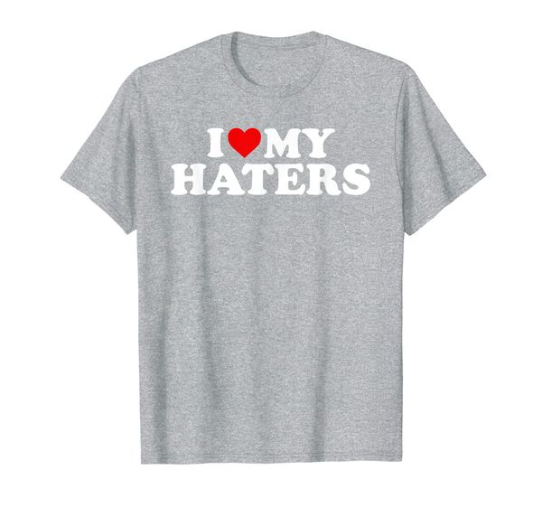 i love my haters funny t-shirt, White;black
i love my haters funny t-shirt, White;black