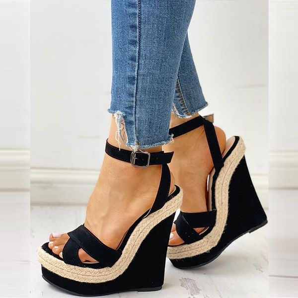 bonjomarisa ins girls platform high wedges sandals straw heel buckle high heels summer sandals women party shoes woman, Black
bonjomarisa ins girls platform high wedges sandals straw heel buckle high heels summer sandals women party shoes woman, Black