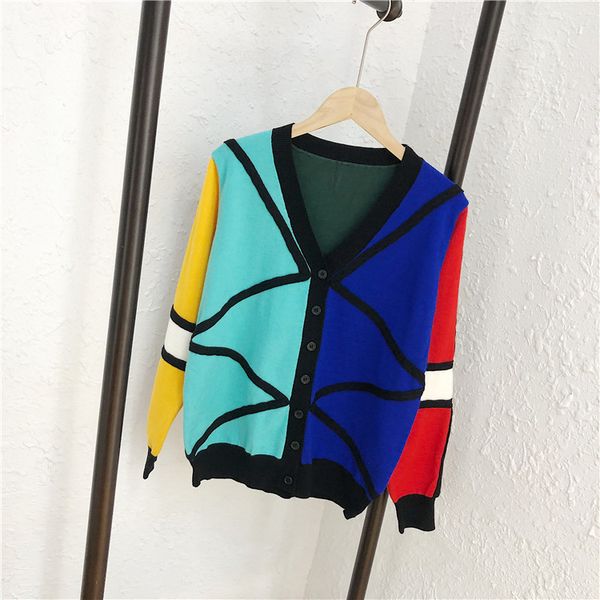 the same 2020 fall v-neck sweater women's sweater, White
the same 2020 fall v-neck sweater women's sweater, White