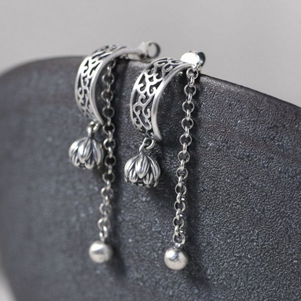 2021 new real s925 pure matte thai female fashion bud sier beads pearl chain tassel earrings for woman kjc1, Silver
2021 new real s925 pure matte thai female fashion bud sier beads pearl chain tassel earrings for woman kjc1, Silver