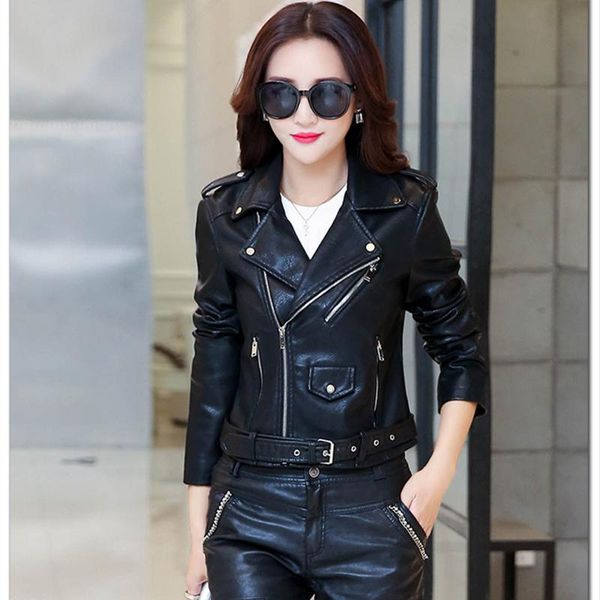 women's jackets jacket women solid leather casual bomber slim baseball street short for 2021, Black;brown
women's jackets jacket women solid leather casual bomber slim baseball street short for 2021, Black;brown