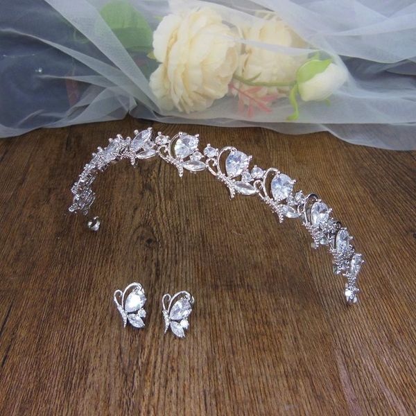 hair clips & barrettes zircon wedding crown headband earrings bridal tiara diadem jewelry butterfly tiaras and crowns mariage coroa noiva wi, Golden;silver
hair clips & barrettes zircon wedding crown headband earrings bridal tiara diadem jewelry butterfly tiaras and crowns mariage coroa noiva wi, Golden;silver