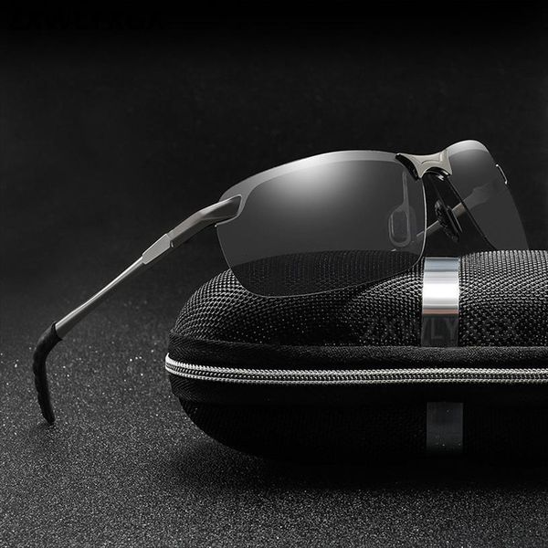 Classic Driving Photochromic Sunglasses Men Polarized Chameleon Discoloration Sun Glasses Day Night Vision Eyewear, White;black
Classic Driving Photochromic Sunglasses Men Polarized Chameleon Discoloration Sun Glasses Day Night Vision Eyewear, White;black