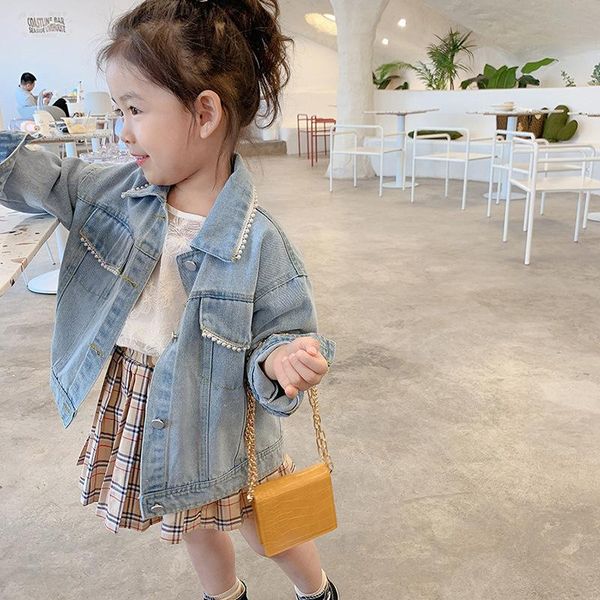 jackets denim jacket for girls children outwear coat causal jean clothing 1-7ys birthday party school uniform wear, Blue;gray
jackets denim jacket for girls children outwear coat causal jean clothing 1-7ys birthday party school uniform wear, Blue;gray