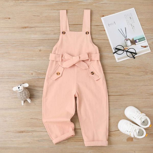 new children's clothing autumn 2020 korean girls' loose strap button jumpsuit with belt, Blue
new children's clothing autumn 2020 korean girls' loose strap button jumpsuit with belt, Blue