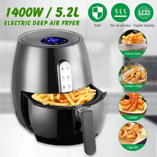 air fryers 1400w 5.2l fryer digital led touch screen timer temperature control electric deep airfryer convection oven
air fryers 1400w 5.2l fryer digital led touch screen timer temperature control electric deep airfryer convection oven
