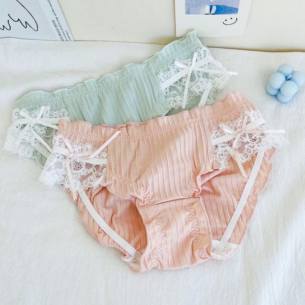 women's panties sweet japanese underpants simplicity vertical stripe small fressh student bowknot lace panty party agaric edge briefs, Black;pink
women's panties sweet japanese underpants simplicity vertical stripe small fressh student bowknot lace panty party agaric edge briefs, Black;pink