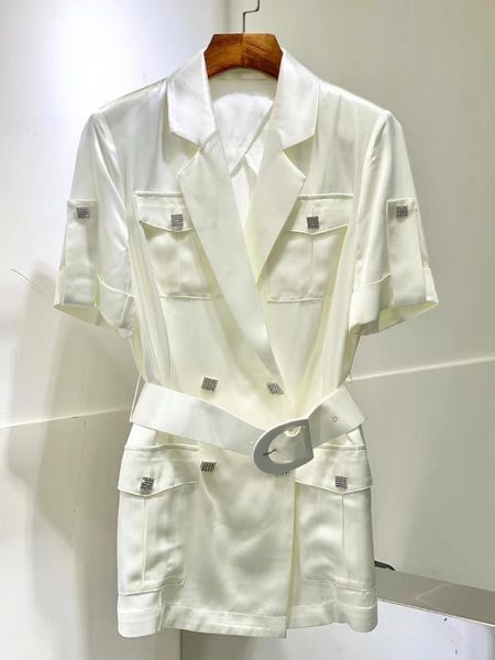 women's suits & blazers summer 2021ss women double breasted short sleeve blazer ladies luxury coat 2 color for female gdnz 5.16, White;black
women's suits & blazers summer 2021ss women double breasted short sleeve blazer ladies luxury coat 2 color for female gdnz 5.16, White;black