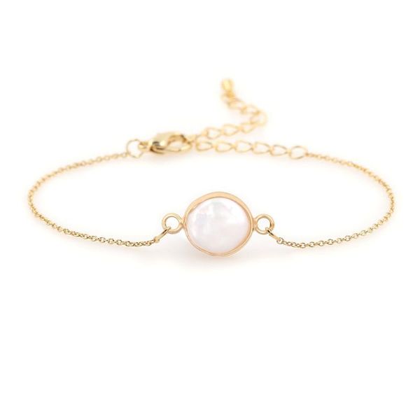 charm bracelets natural pearl shell beads white single coin bracelet for women gilding ladies plseras mujer famale jewelry, Golden;silver
charm bracelets natural pearl shell beads white single coin bracelet for women gilding ladies plseras mujer famale jewelry, Golden;silver