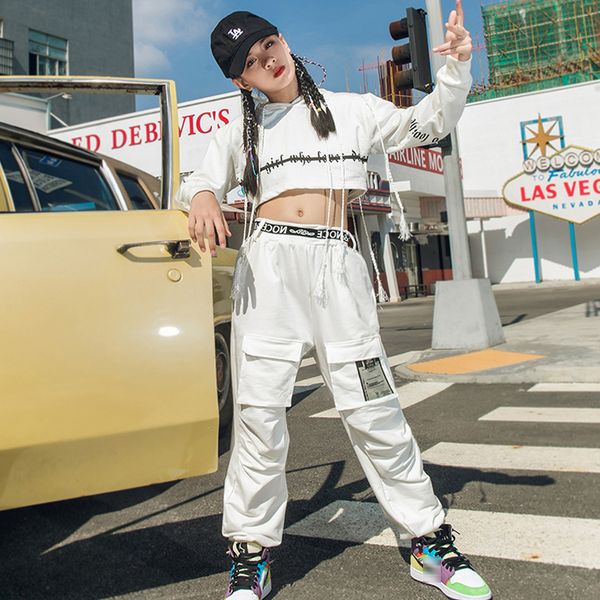 kids hip hop clothing street dance suit white pants girls long sleeve hoodies jazz hiphop perofrmance stage costume vdb2705, Black;red
kids hip hop clothing street dance suit white pants girls long sleeve hoodies jazz hiphop perofrmance stage costume vdb2705, Black;red