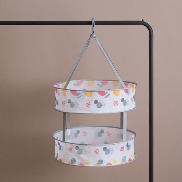 double layer drying rack polyester printed foldable laundry basket round shape underwear sweater dry rack (size)
double layer drying rack polyester printed foldable laundry basket round shape underwear sweater dry rack (size)