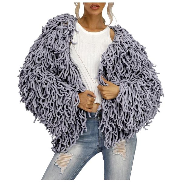 women's jackets hoolen fringed sweater autumn loose jacket with personalized woven hollow thick outerwear cardigan coat, Black;brown
women's jackets hoolen fringed sweater autumn loose jacket with personalized woven hollow thick outerwear cardigan coat, Black;brown