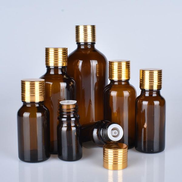 12pcs thick amber boston round glass essential oil bottle orifice reducer gold aluminum cap 5ml 10ml 15ml 20ml 30ml 50ml 100ml
12pcs thick amber boston round glass essential oil bottle orifice reducer gold aluminum cap 5ml 10ml 15ml 20ml 30ml 50ml 100ml