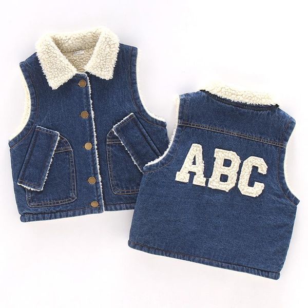 waistcoat korean thick denim vest boys lamb fluffy children autumn winter sleeveless boy jeans fashion letter vests garments, Camo
waistcoat korean thick denim vest boys lamb fluffy children autumn winter sleeveless boy jeans fashion letter vests garments, Camo