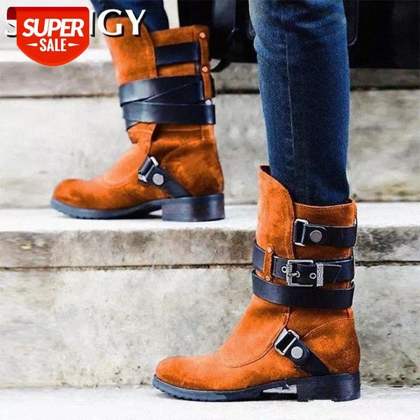 women mid calf boots autumn platform buckle strap round toe males shoes flock fashion retro outdoor new ladies shoes #rs1y, Black
women mid calf boots autumn platform buckle strap round toe males shoes flock fashion retro outdoor new ladies shoes #rs1y, Black
