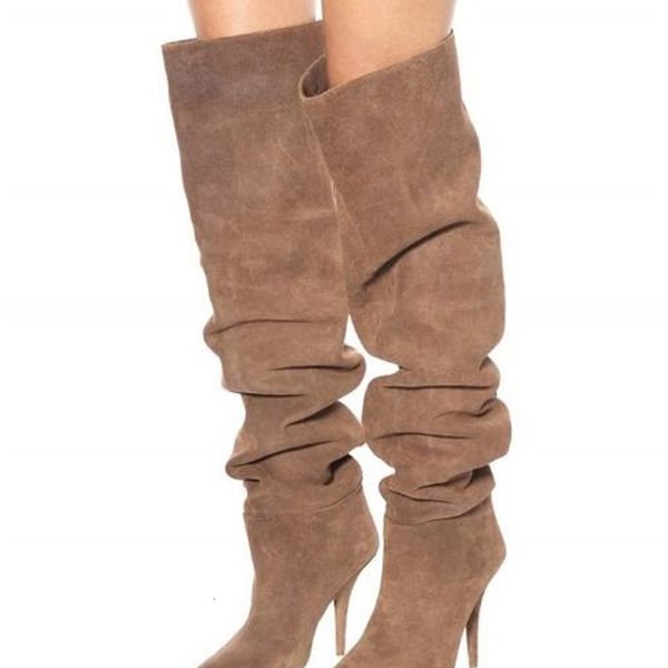 boots transportation of the drop spring women solid chalk heels pointed needle slide toe in loose fold on the knee's coat long 6v1m, Black
boots transportation of the drop spring women solid chalk heels pointed needle slide toe in loose fold on the knee's coat long 6v1m, Black