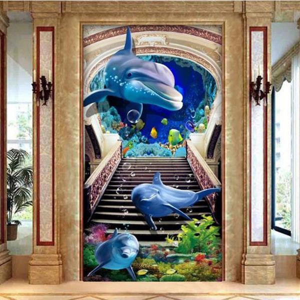 wallpapers custom po for walls 3d creative modern murals animals dolphin wall papers home decor entrance corridor painting
wallpapers custom po for walls 3d creative modern murals animals dolphin wall papers home decor entrance corridor painting
