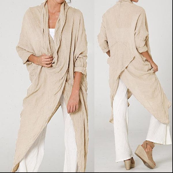 plus size blusas mujer vintage women chemise long blouses long sleeve casual tunic loose asymmetrical leisure shirts, White
plus size blusas mujer vintage women chemise long blouses long sleeve casual tunic loose asymmetrical leisure shirts, White